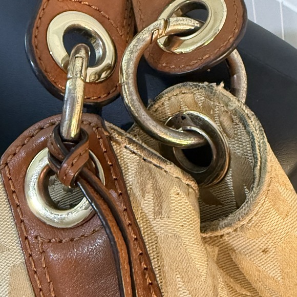 Michael Kors brown satchel Top Handle tote‎ handbag - Picture 4 of 10